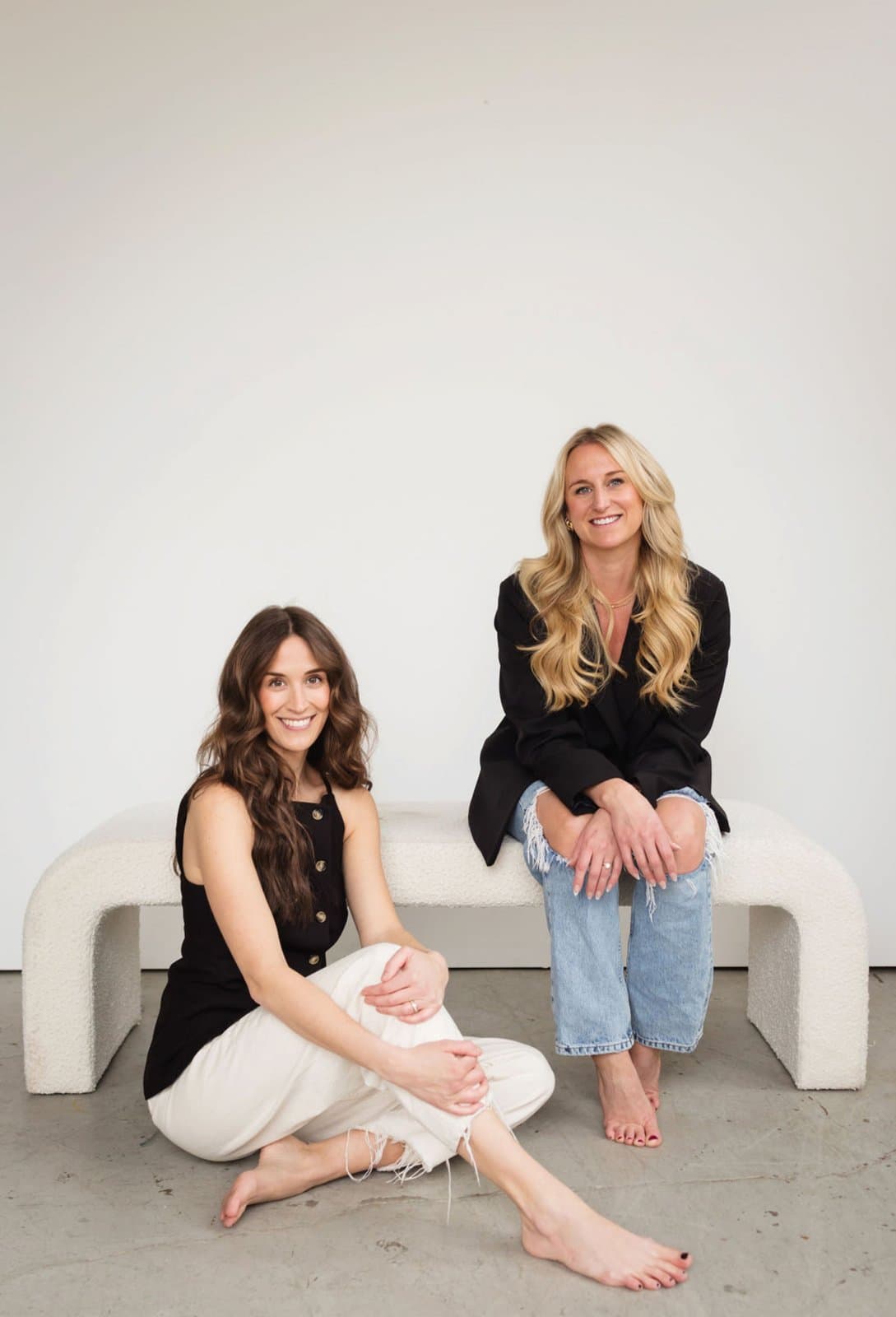 Samantha and Michaela together, casual and at ease