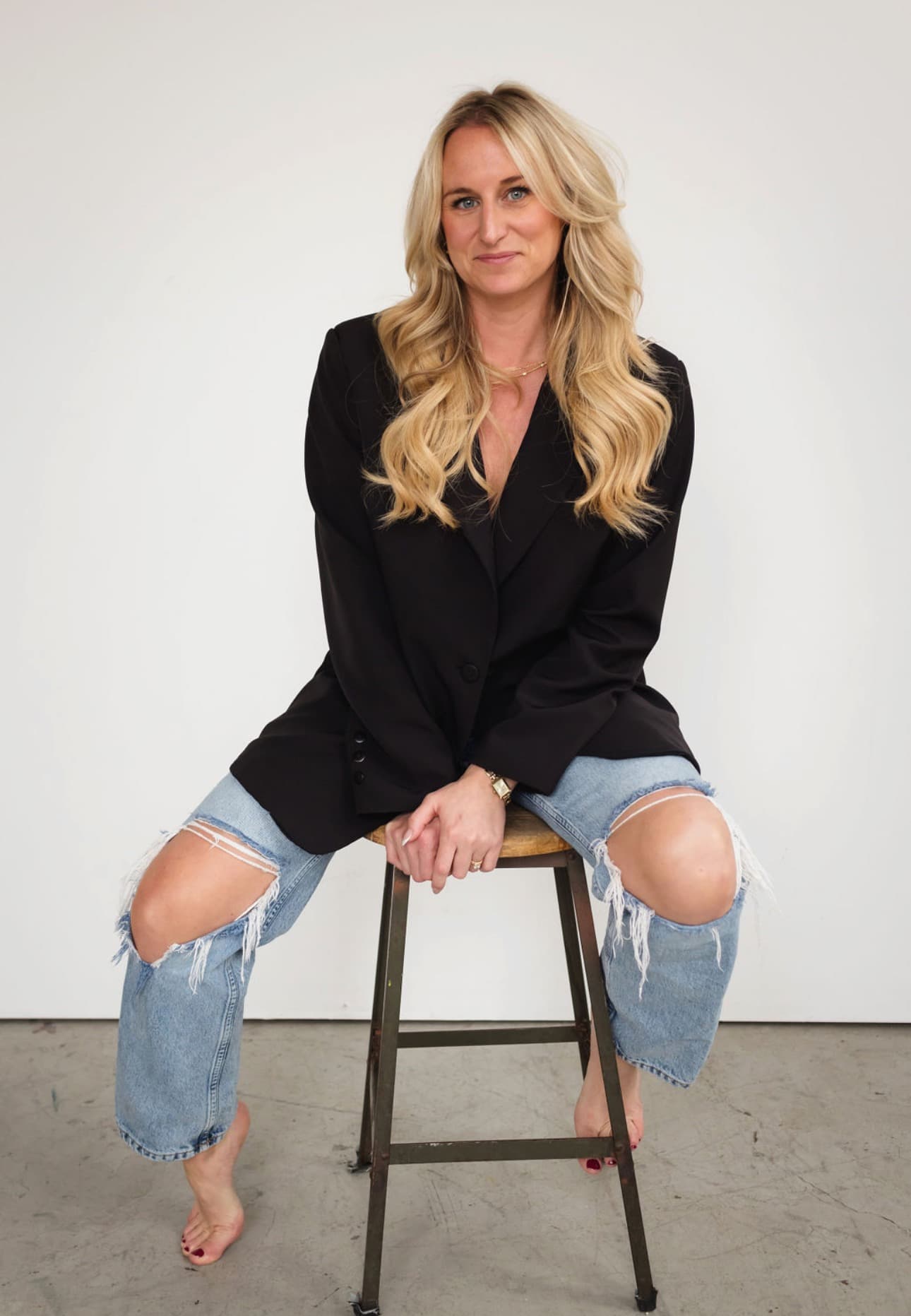 Samantha, co-owner and stylist